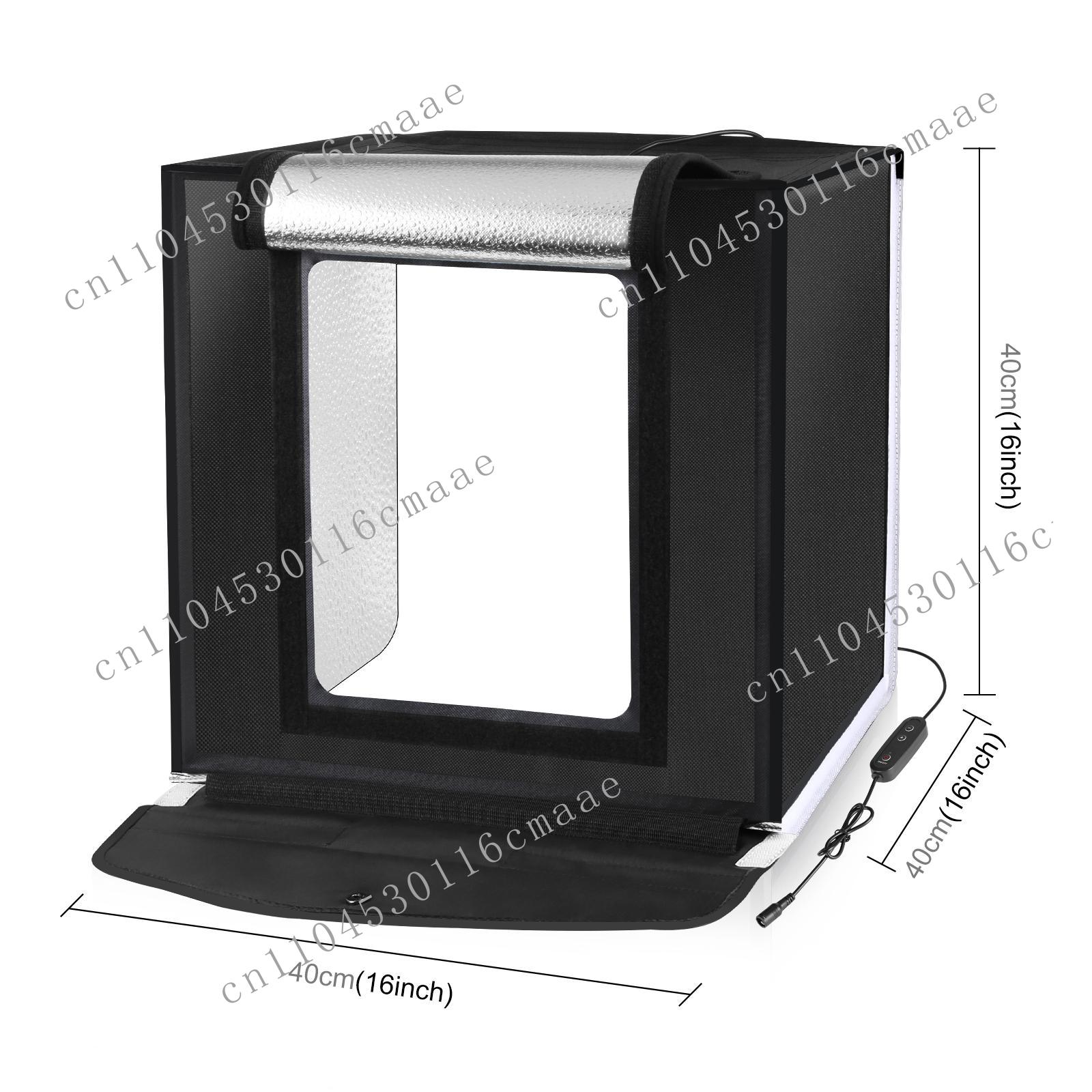 Photography Lighting Kit Portable - 40cm Hepsi Bir Arada Akıllı Telefon