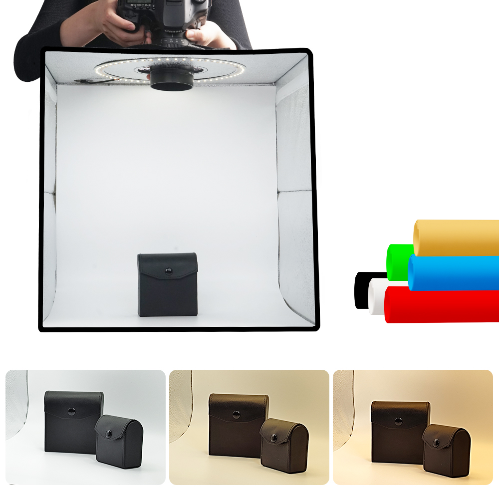 Photography Lighting Handheld - Lightdow Kısılabilir Fotoğraf Kutusu LED Işık