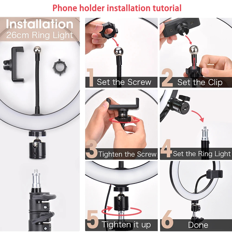 16/26/33cm Selfie Halka Işık F - Photography Lighting Meter incelemesi ve fiyatı