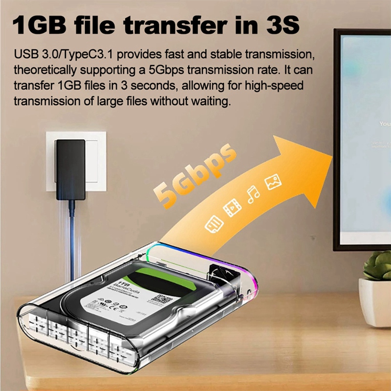 3.5IN HDD/SSD Muhafazası Şeffa - Photography Lighting Game incelemesi ve fiyatı