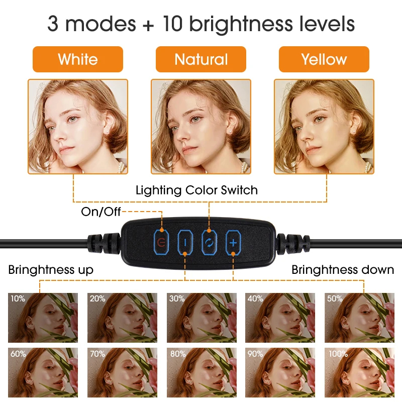 10 inç LED Selfie Halka Işık D - Photography Lighting Description incelemesi ve fiyatı