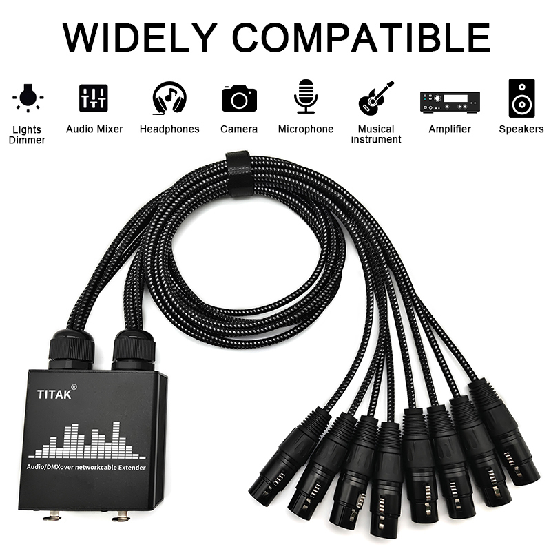 8 Kanallı XLR Kablo, RJ45 Bağl - Photography Lighting Meter incelemesi ve fiyatı