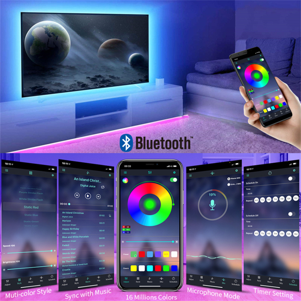 RGB 5050 LED Şerit Işıklar Uyg - Photography Lighting Game incelemesi ve fiyatı