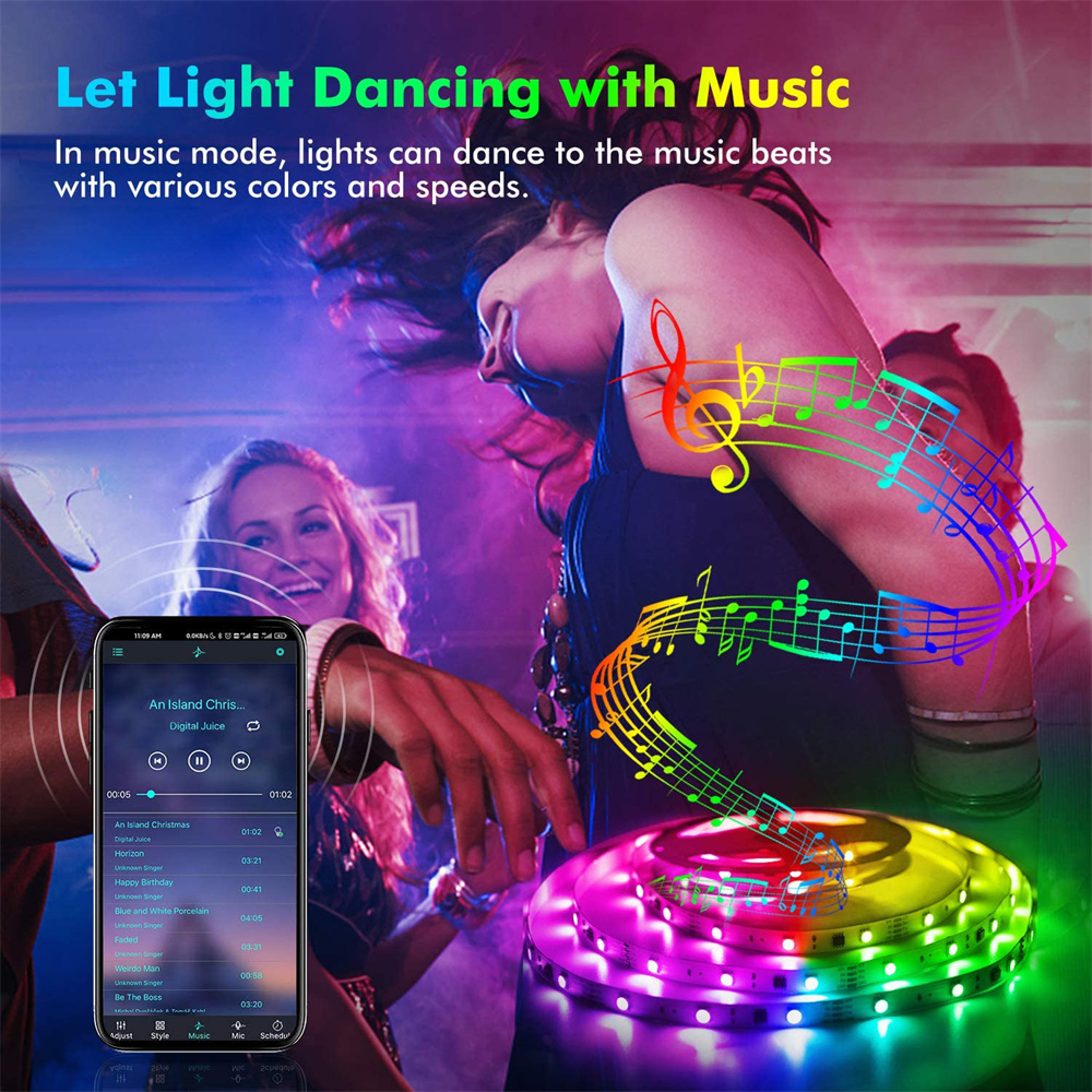 RGB 5050 LED Şerit Işıklar Uyg - Photography Lighting Game incelemesi ve fiyatı